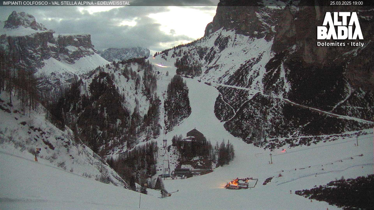 Alta Badia Colfosco webcam - Edelweyss Valley